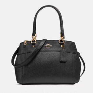 Coach Brooke Black Leather Crossbody Bag Purse
